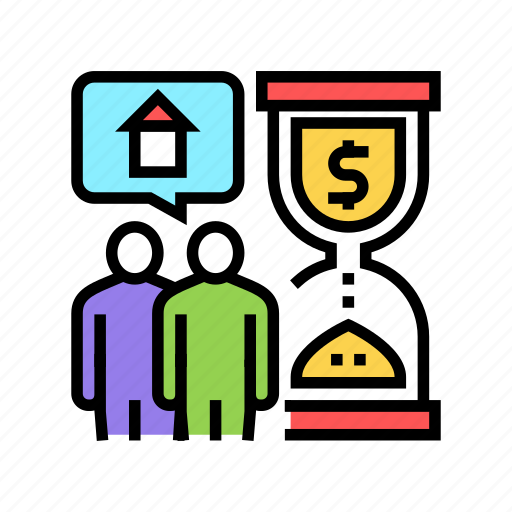 Agreement, estate, mortgage, payment, real, time icon - Download on Iconfinder