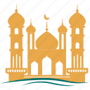 mosque, silhouette, muslim, islam, ramadan, islamic, building, religion