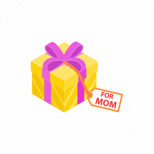 Box, day, gift, holiday, isometric, love, mother icon - Download on Iconfinder
