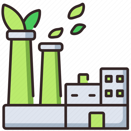 Factory, ecology, environment, nature, green, eco, energy icon - Download on Iconfinder