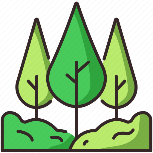 Nature, landscape, forest, tree, green, plant, eco icon - Download on Iconfinder