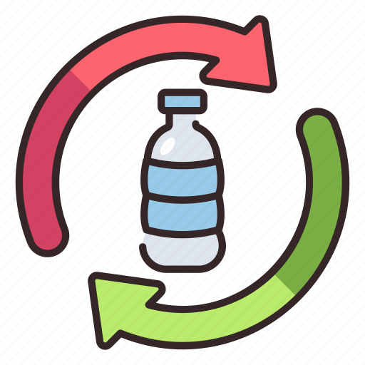 Plastic, recycle, environment, bottle, save, drink, nature icon - Download on Iconfinder