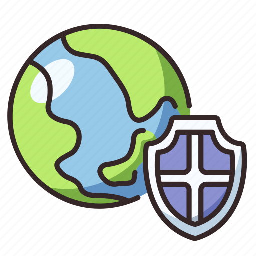 World, ecology, save, protection, mother, earth, shield icon - Download on Iconfinder