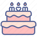 cake, celebrate, day, mothers