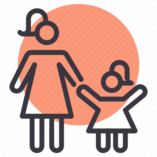 Daughter, day, family, mother icon - Download on Iconfinder