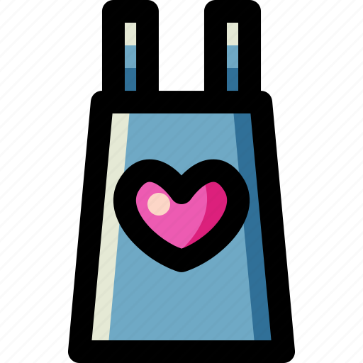 Chef, cooking, home, kitchen, love, mother, apron icon - Download on Iconfinder