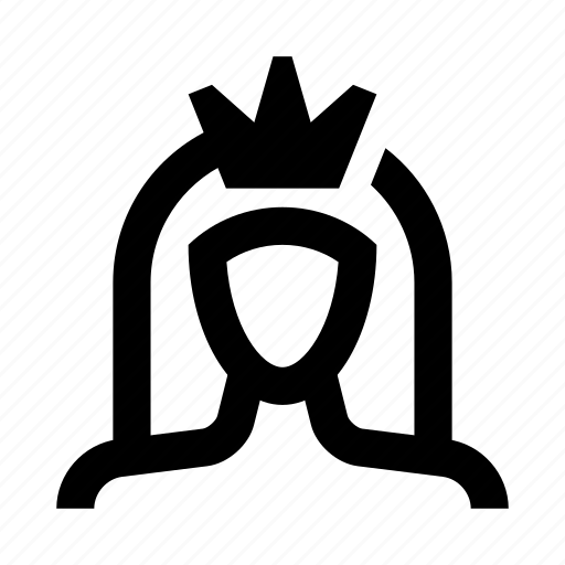 Mother, girl, crown, queen, princess, royal, mothers icon - Download on Iconfinder