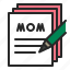message, mother&#x27;s day, card, note, letter 