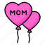 balloons, mothers day, celebration, love, mom, entertainment, party 