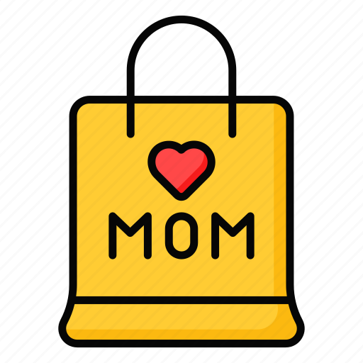 Gift, bag, shopping, commerce, offer, mothers day, love icon - Download on Iconfinder