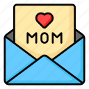 letter, mothers day, communication, message, love, greetings, mail