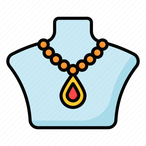 Necklace, jewelry, mothers day, gift, pendant, gemstone, choker icon - Download on Iconfinder