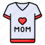 tshirt, shirt, love, apparel, clothing, clothes, mothers day 