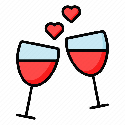 Wine, toasting, party, celebration, mothers day, event, glasses icon - Download on Iconfinder