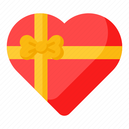 Heart, box, giftbox, gift, hamper, surprise, present icon - Download on Iconfinder
