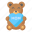 teddy, bear, teddy bear, mothers day, mom, love, care, toy 