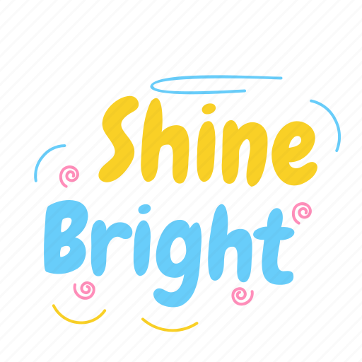 Glitter, glow, spark, bright, future, motivation, sticker sticker - Download on Iconfinder