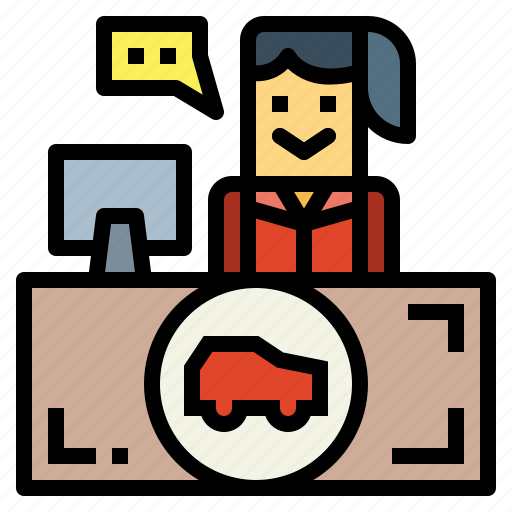 Information, people, professions, reception icon - Download on Iconfinder