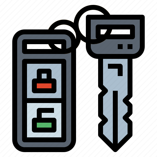 Car, control, key, lock, remote icon - Download on Iconfinder