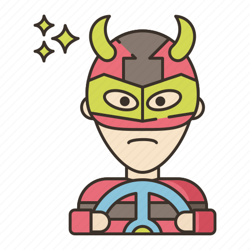 Daredevil, driver, motor sport icon - Download on Iconfinder