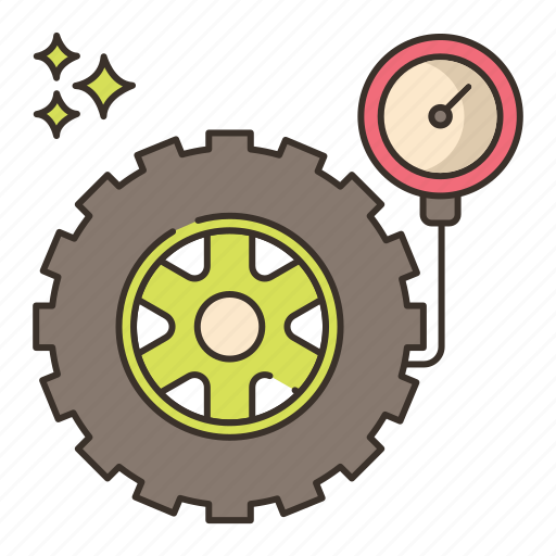 Meter, pressure, tire, tyre icon - Download on Iconfinder