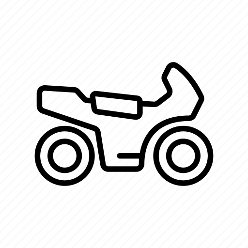 Bike, contour, motorbike, motorcycle icon - Download on Iconfinder