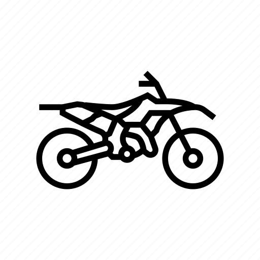 Dirtbike, motorcycle, bike, transport, types, cruiser, dual icon - Download on Iconfinder