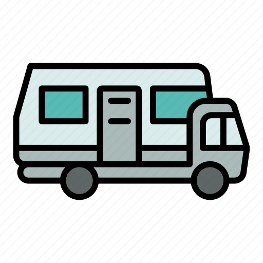 Bus, business, car, family, motorhome, retro icon - Download on Iconfinder