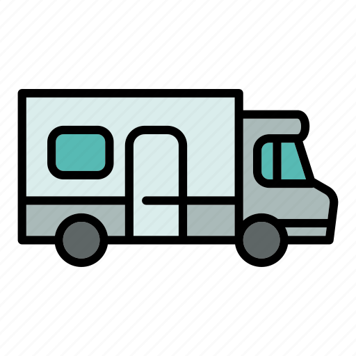 Business, car, house, retro, travel, truck icon - Download on Iconfinder
