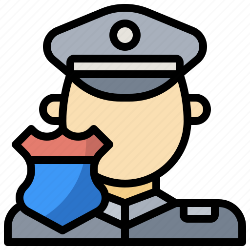 Business, finance, guard, police, policeman, professions, security icon - Download on Iconfinder