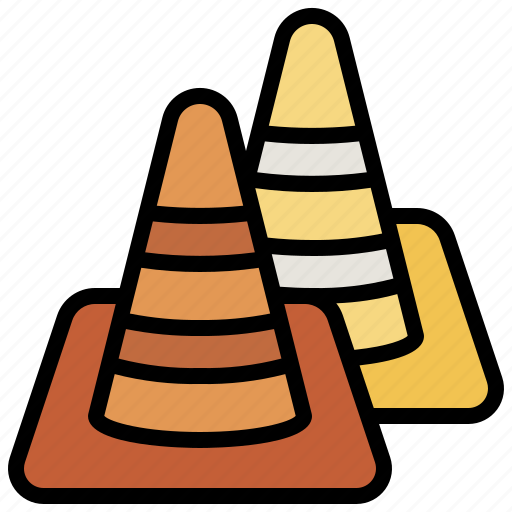 Bollards, cone, construction, tools, traffic, transportation, urban icon - Download on Iconfinder