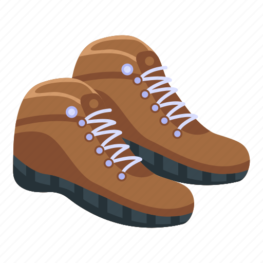Boots, business, cartoon, computer, fashion, hiking, isometric icon - Download on Iconfinder