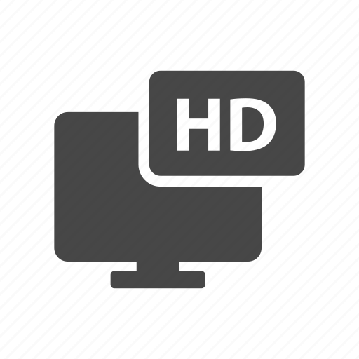 Hd, movie, news, technology, television icon - Download on Iconfinder