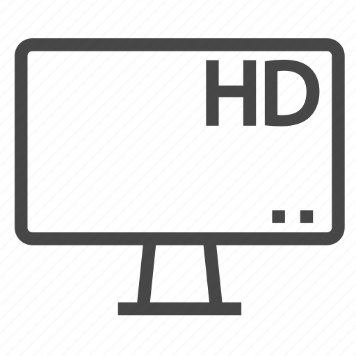 Computer, hd, movie icon - Download on Iconfinder