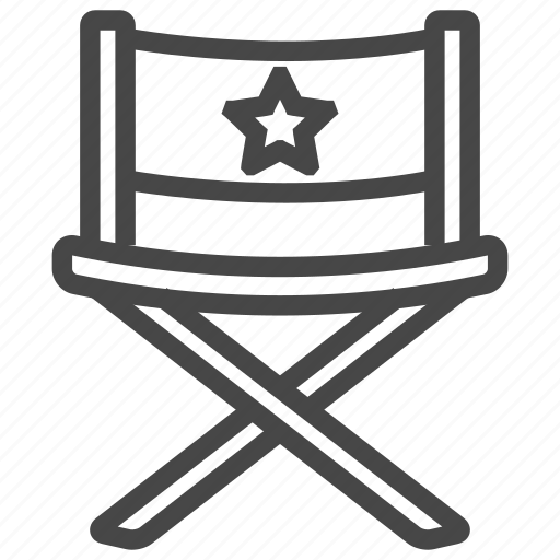 Chair, cinema, director icon - Download on Iconfinder