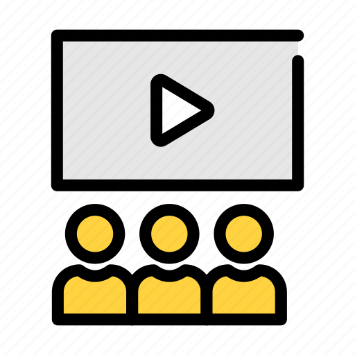 Cinema, movie, film, theater, audience icon - Download on Iconfinder