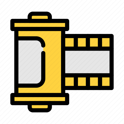 Reel, film, camera, movie, media icon - Download on Iconfinder