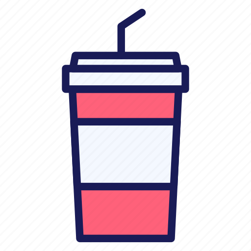 Beverage, cinema, coffee, drink, movie, takeaway icon - Download on Iconfinder