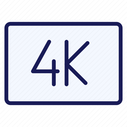 4k, display, film, monitor, movie, screen icon - Download on Iconfinder