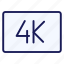 4k, display, film, monitor, movie, screen 