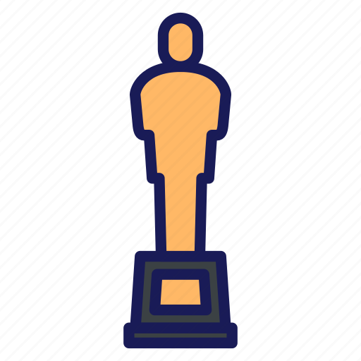 Award, movie, oscar, prize, statue, winner icon - Download on Iconfinder