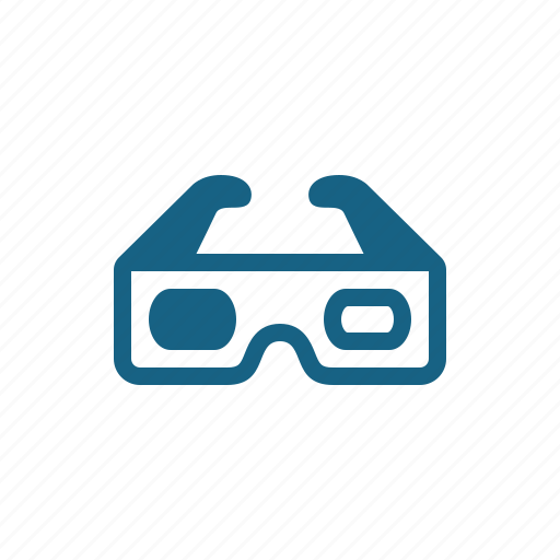 3d, 3d glasses, cinema, glasses, movie icon - Download on Iconfinder