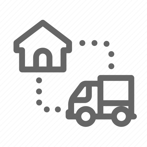 Home, mover, moving, moving service, relocation service, service icon - Download on Iconfinder