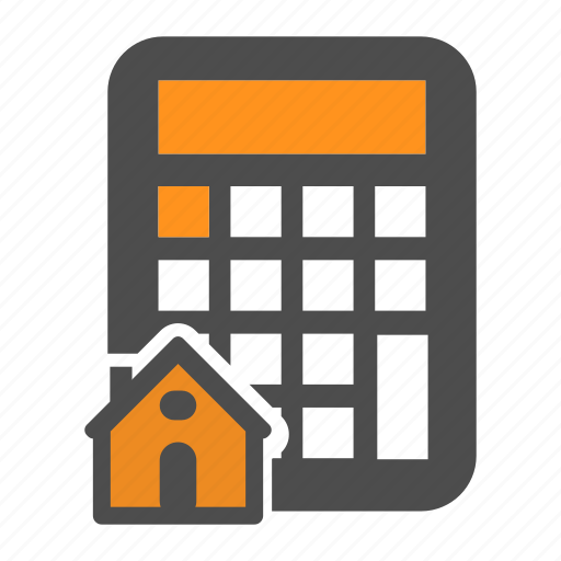 Calc, house, loan, mortgage, rent icon - Download on Iconfinder