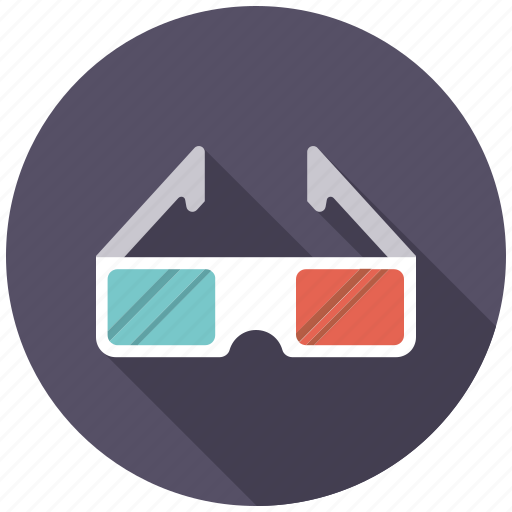 3d glasses, cinema, entertainment, glasses, goggles, movie icon - Download on Iconfinder