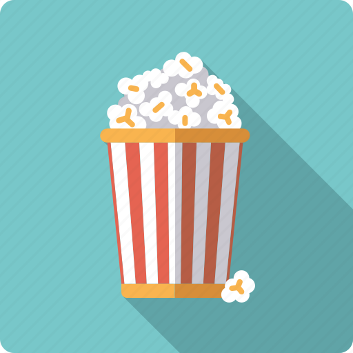 Bucket, cinema, entertainment, food, movie, popcorn icon - Download on Iconfinder