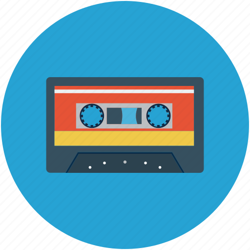 Cassette tape, record, recording tape icon - Download on Iconfinder