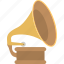 gramophone, instrument, media, music, record player 