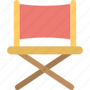 chair, director, folding chair, furniture, movie