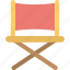 chair, director, folding chair, furniture, movie 